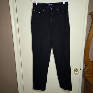 Vintage Women's Cherokee Stretch Jeans Size‎ 10A Black High Rise 98% Cotton